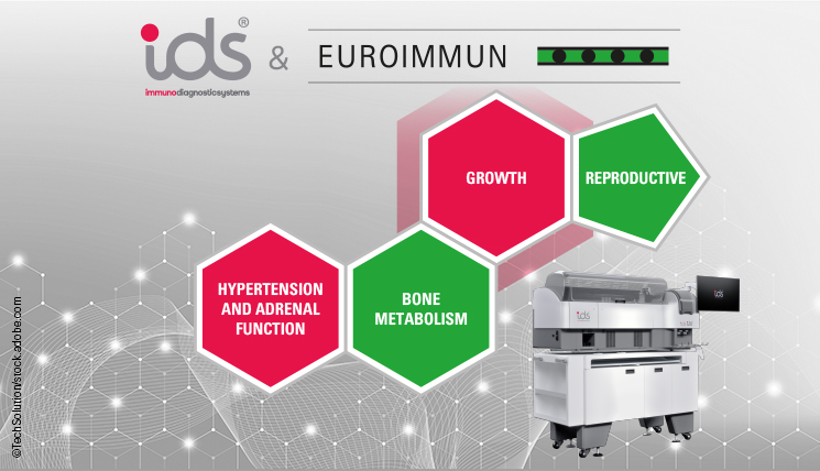 HAND IN HAND FOR POWERFUL ENDOCRINOLOGY – Test systems backed up by extensive scientific studies for the assessment of growth disorders, combining quality and progress